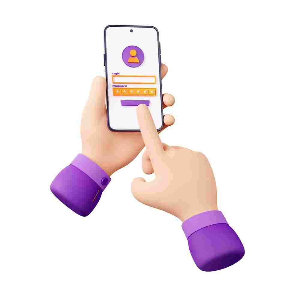 Customer Login page Image